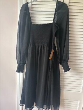 O.P.T. Women Black Casual Dress - Size L